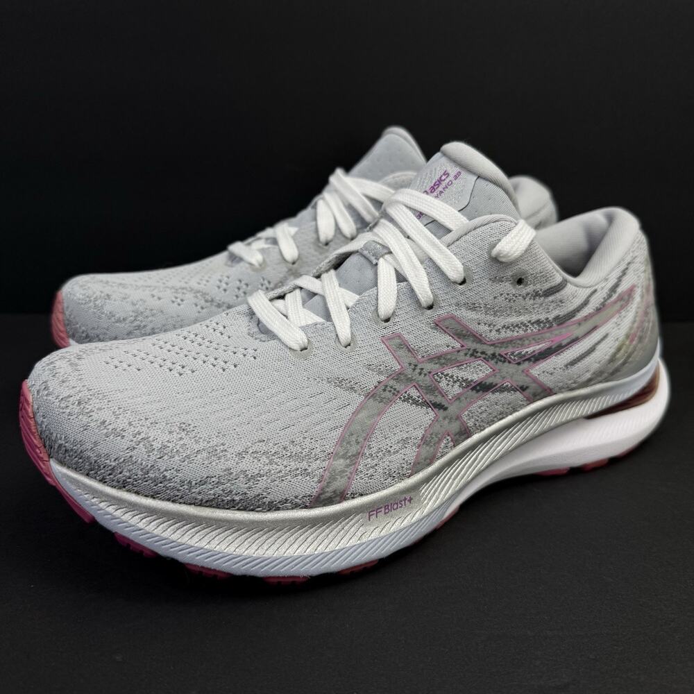 ASICS Gel-Kayano 29 Women’s 9.5 Piedmont Gray Orchid Running Shoes